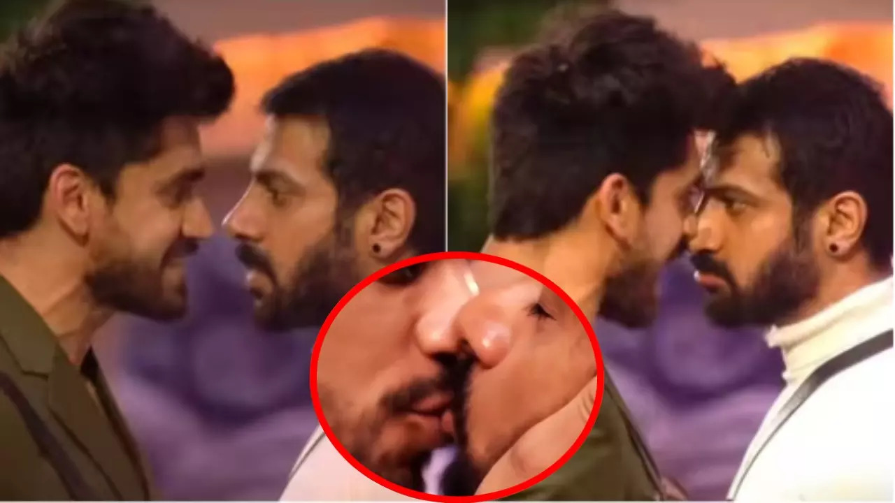 Viral Video Shows Avinash Mishra-Karan Veer Mehra Lock Lips On Bigg Boss 18! What's The Truth?