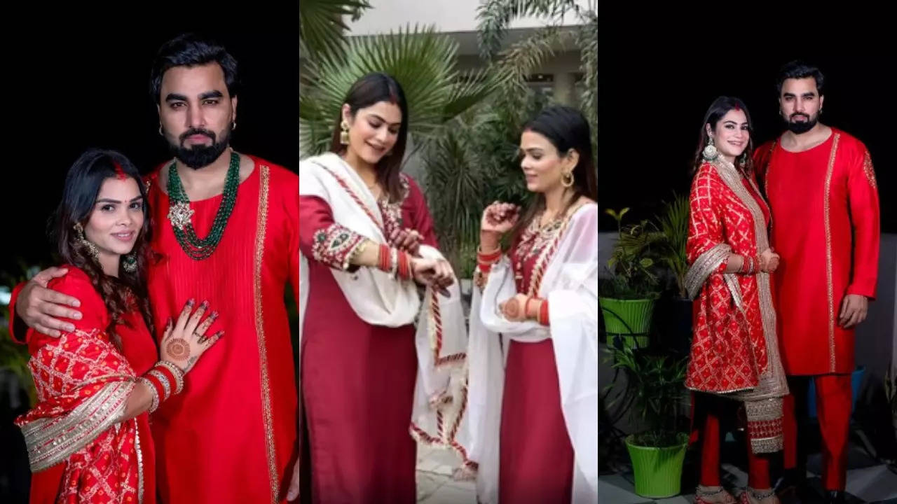 Armaan Malik’s Wives Kritika-Payal Celebrate Karwa Chauth Together - Watch