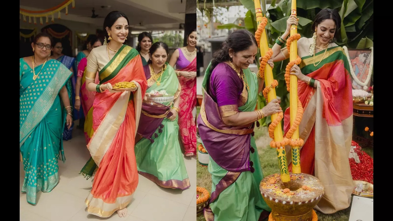 Sobhita Dhulipala wedding saree