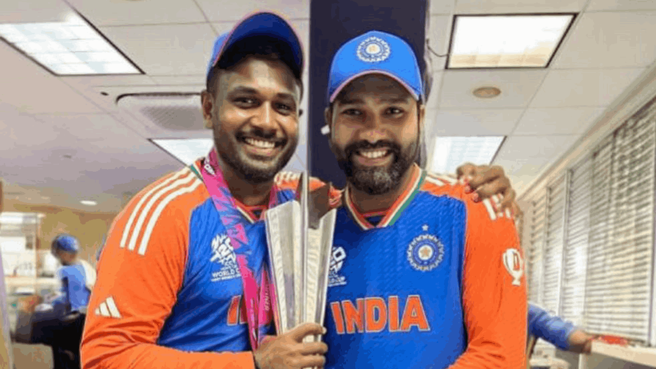 Sanju Samson Rohit Sharma T20 WC Instagram