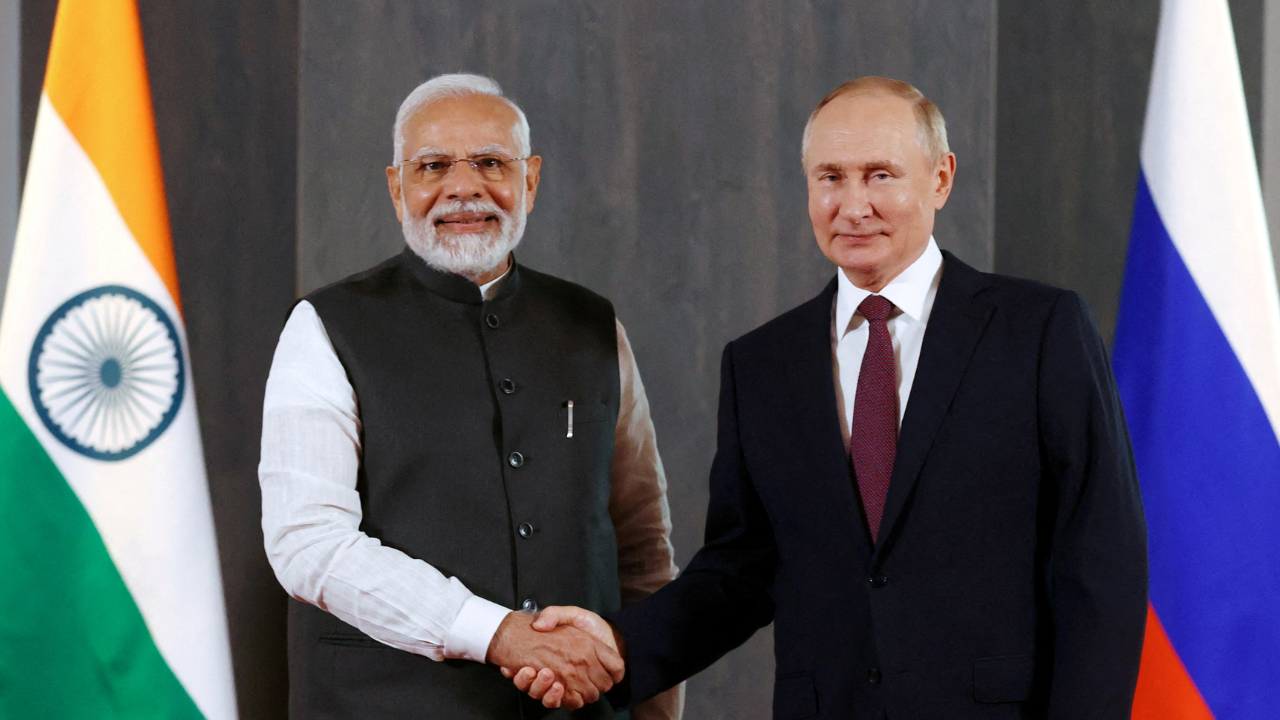 Modi and Putin Meeting 