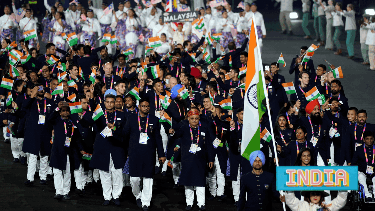 India CWG 2022 opening -AP (1)