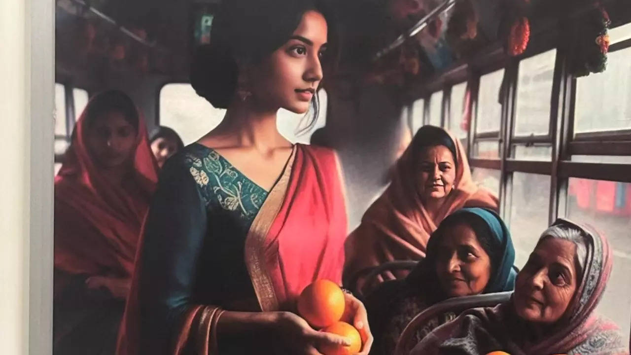 A breast cancer awareness ad campaign by You We Can on the Delhi Metro. | Courtesy: Jaison Philip