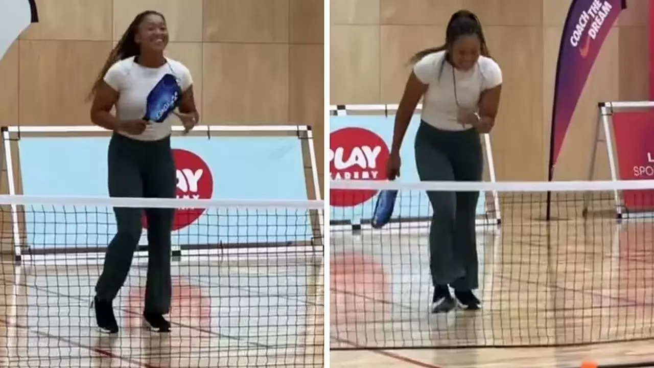 Tennis Star Naomi Osaka Tries Her Hand At Pickleball But Humbled On Court