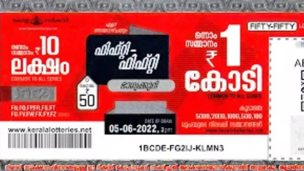 Kerala Lottery Results Today - Fifty Fifty Lottery Results 23-10-2024