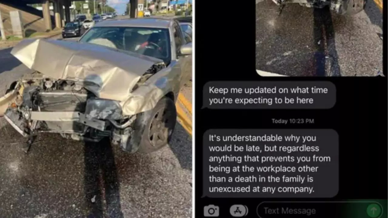 Toxic Manager Claims 'Only Death is Excused' After Employee's Car Accident Delay