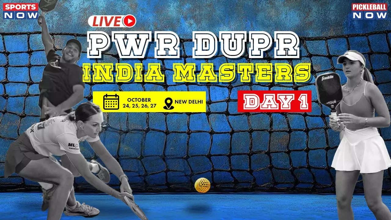 PWR DUPR India Masters LIVE UPDATES Pickleball Thrill Begins in New Delhi