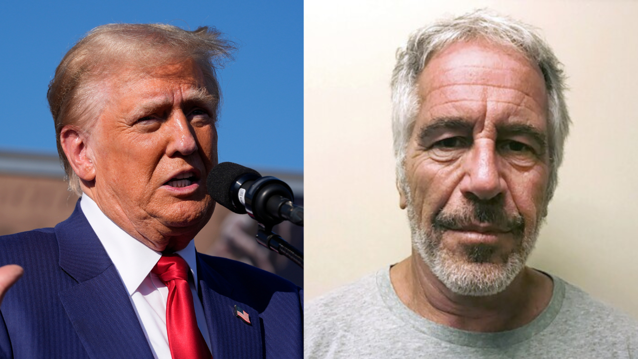 Donald Trump and Jeffrey Epstein