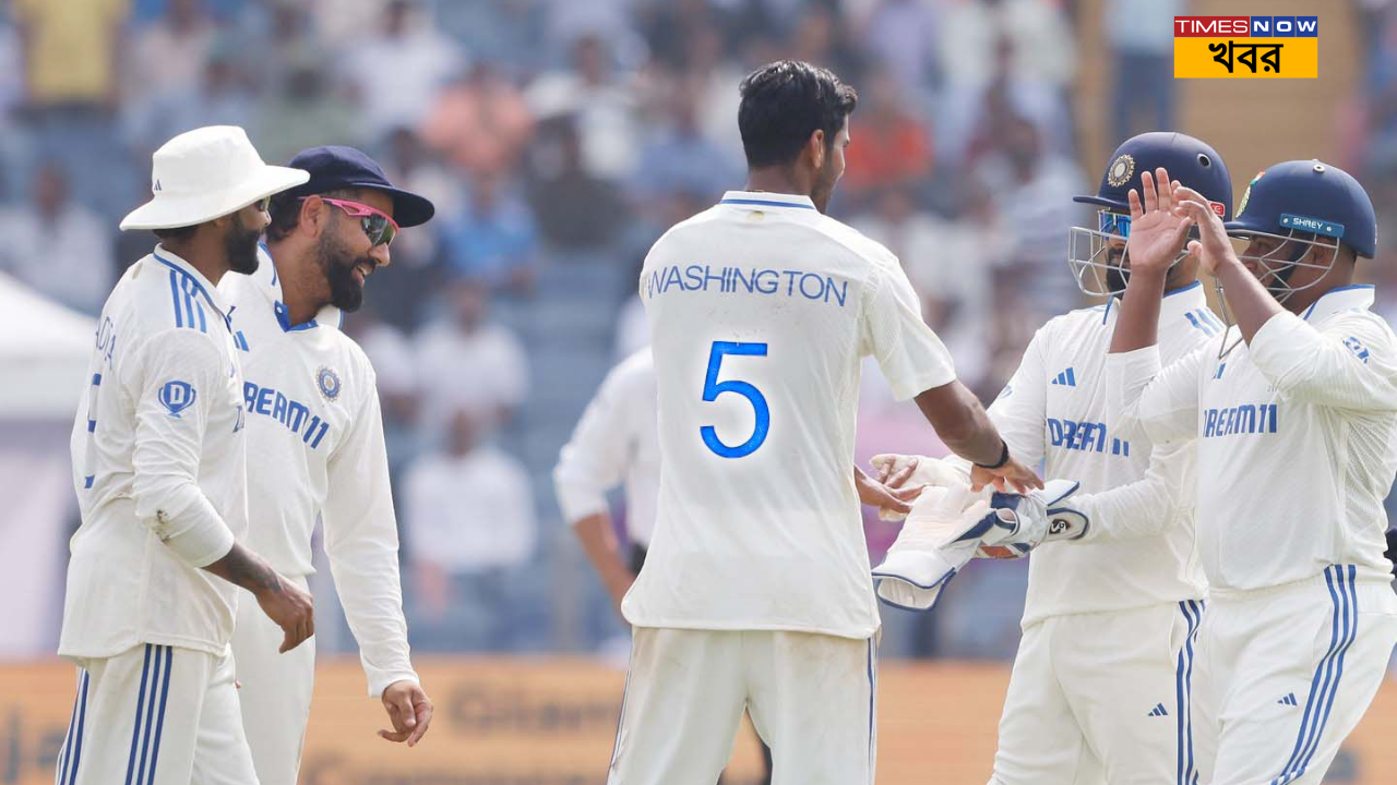 washington sundar ind vs nz pune test