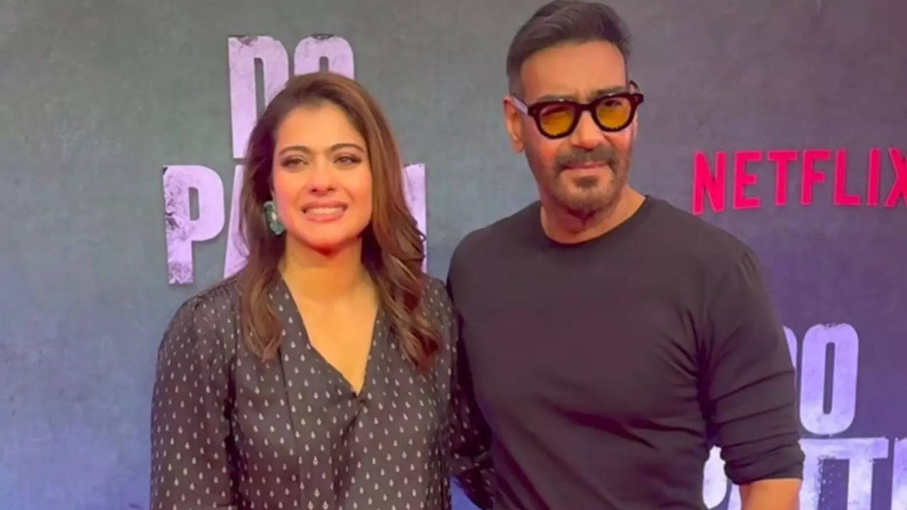 Ajay Devgn Turns Cheerleader For Wife Kajol As He Attends Screening Of Latter Starrer Do Patti