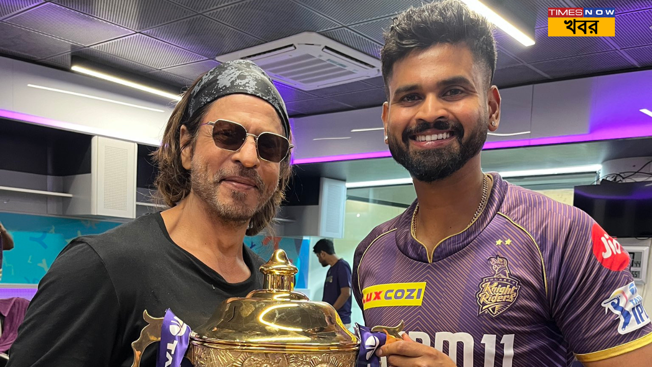 Shreyas Iyer and shah rukh khan