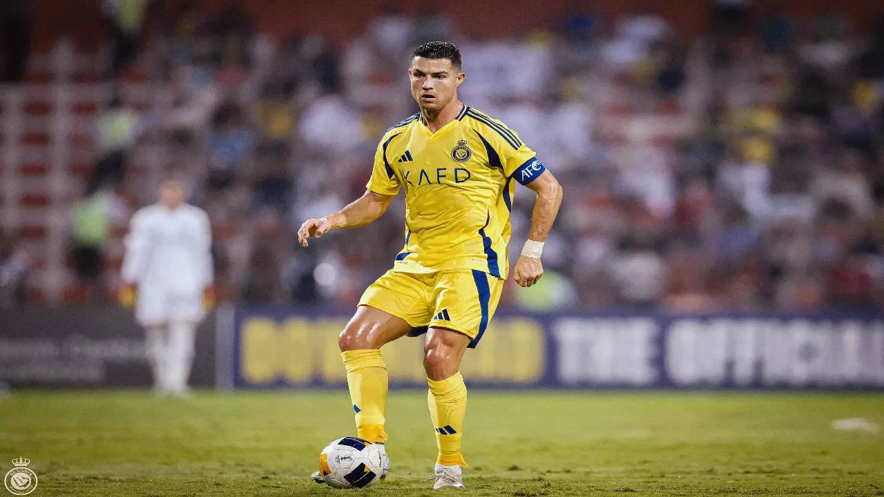 Cristiano Ronaldo in action for Al Nassr