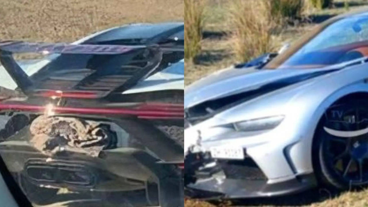 Bugatti Chiron Crash