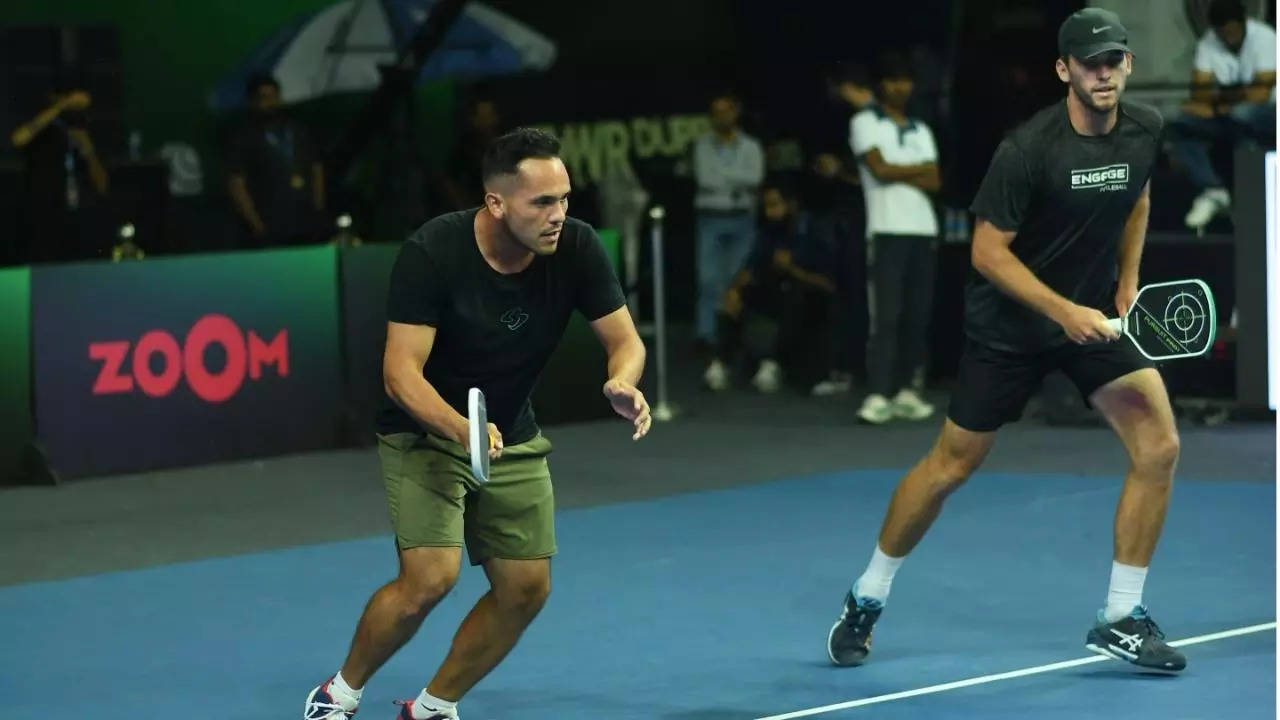 Mitchell Hargreaves, Roman Estareja vs Dusty Boyer and Naveen Beasley In Semi-Final: Hargreaves, Estareja Outplay American Duo, Seal Spot in Finals Of PWR DUPR India Masters Final