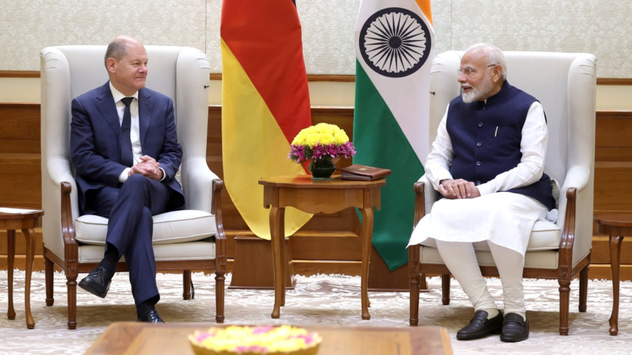 PM Modi-German Chancellor