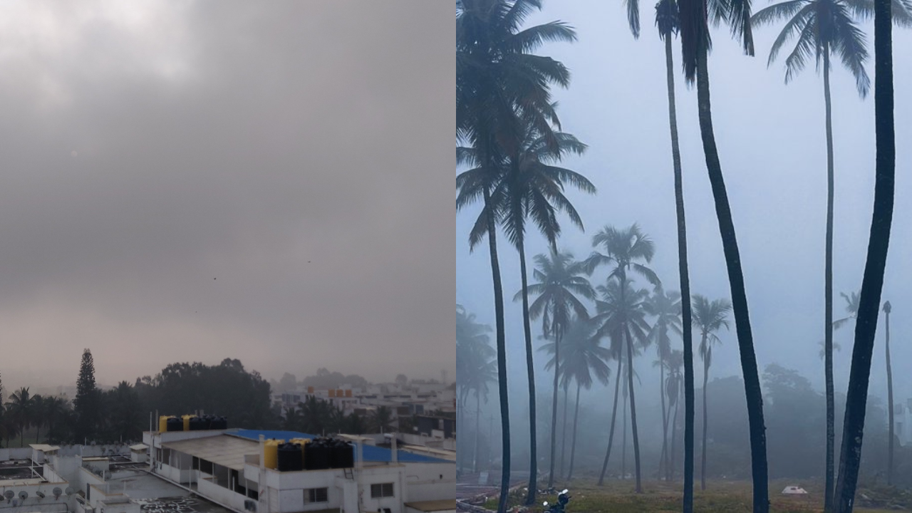 Bengaluru wakes up fog and mist