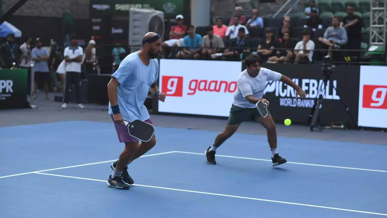 Dhiren Patel, Vishal Masand vs Sahil Kukreja and Purav Raja In Men's 35 Doubles Final:  Kukreja-Raja Crowned Champions at PWR DUPR India Masters