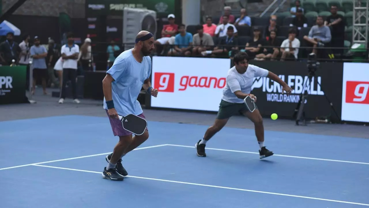 Dhiren Patel, Vishal Masand vs Sahil Kukreja and Purav Raja In Men's 35 Doubles Final:  Kukreja-Raja Crowned Champions at PWR DUPR India Masters