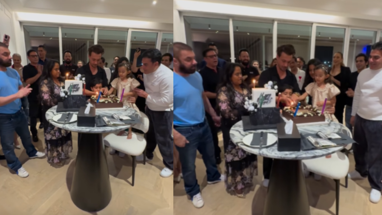 ​Salman Khan's Brother-In-Law Aayush Sharma Cuts Birthday Cake With Kids. Arpita, Sohail, Arbaaz Cheer For Him - WATCH​ (Image Credit: Instgaram)