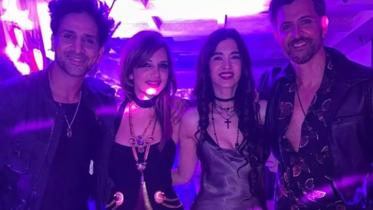 Hrithik Roshan's Bae Saba Azad Calls His Ex-Wife Sussanne Khan THIS In Unseen Pic From Latter's 49th Birthday Bash