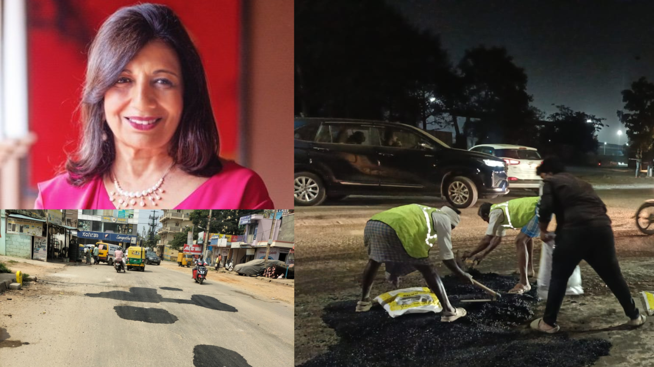 Bengaluru potholes road