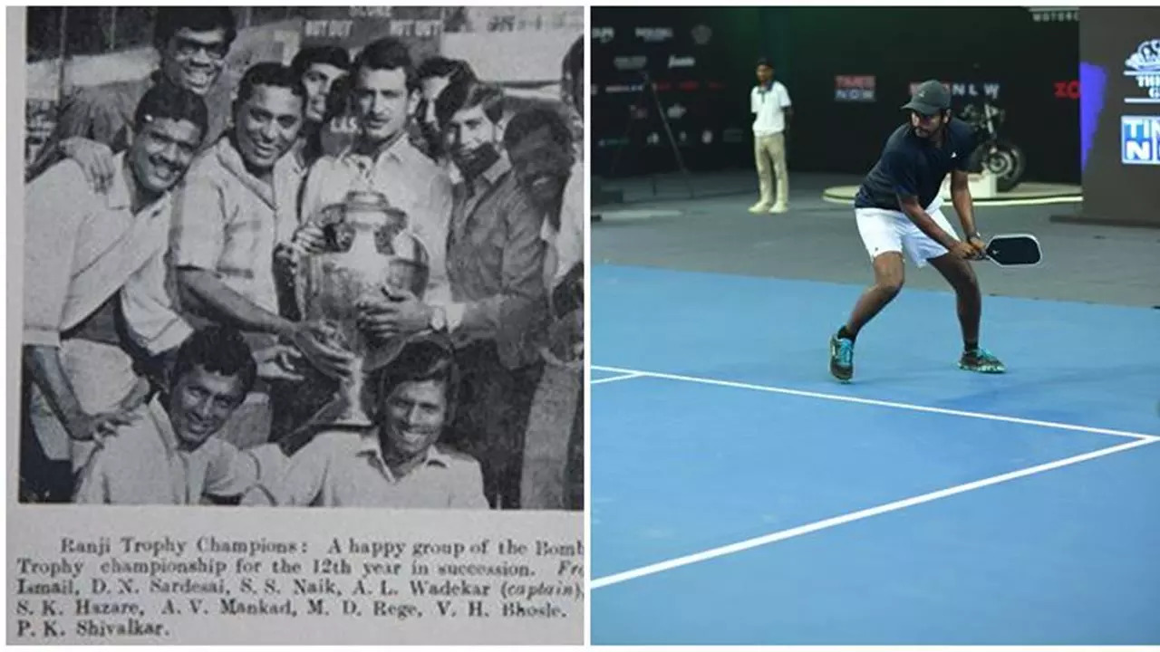 Abdul Ismail (in left photo), who was a well-known Ranji Trophy cricketer, is Armaan Bhatia's grandfather.