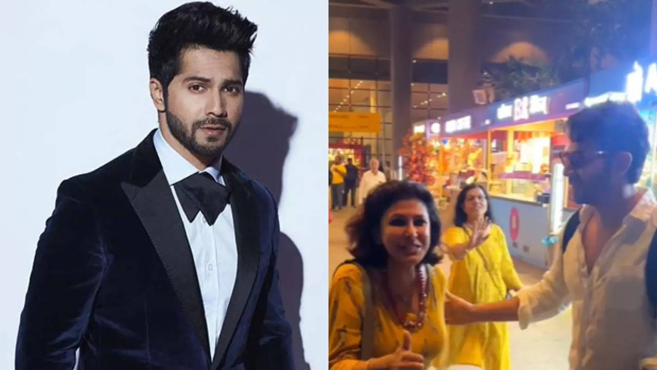 Woman Calls Varun Dhawan 'Wonderful Guy' At Airport, Reveals He Visited Her Unwell Daughter - WATCH