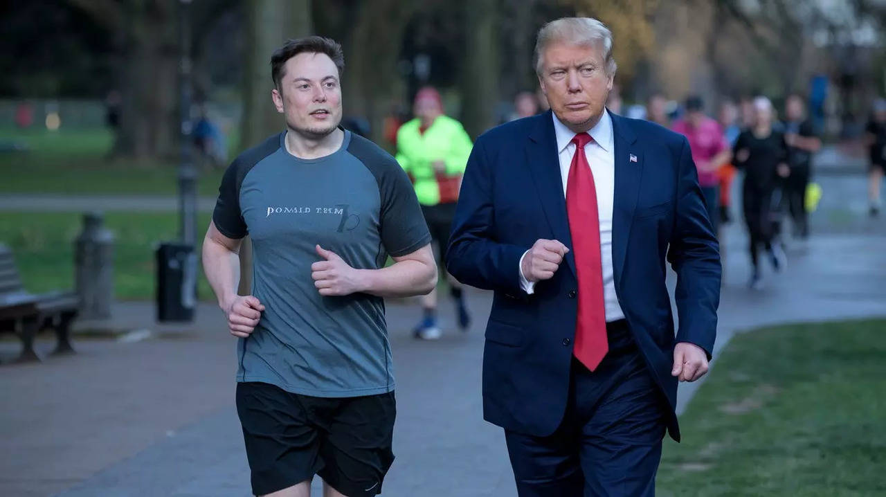 Donald Trump And Elon Musk.