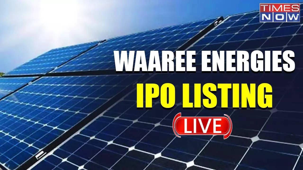 Waaree Energies Share Price Listing Live Waaree Energies Shares Debut at Rs 2500 Drop 10 Amid Profit-Booking