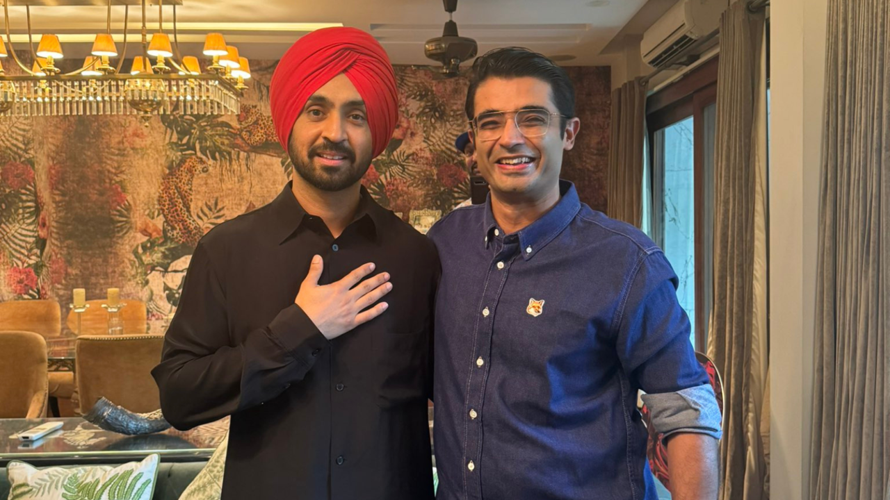 Diljit Dosanjh Meets 'Friend' BJP Spokesperson Jaiveer Shergill. Latter Calls Him 'Superstar'