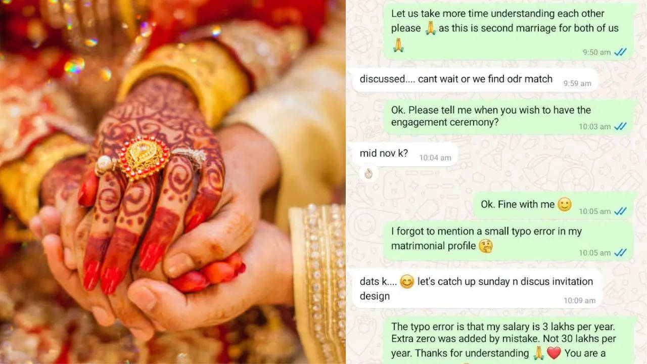 Viral Screenshot of Matrimonial Exchange Sparks Online Discussion