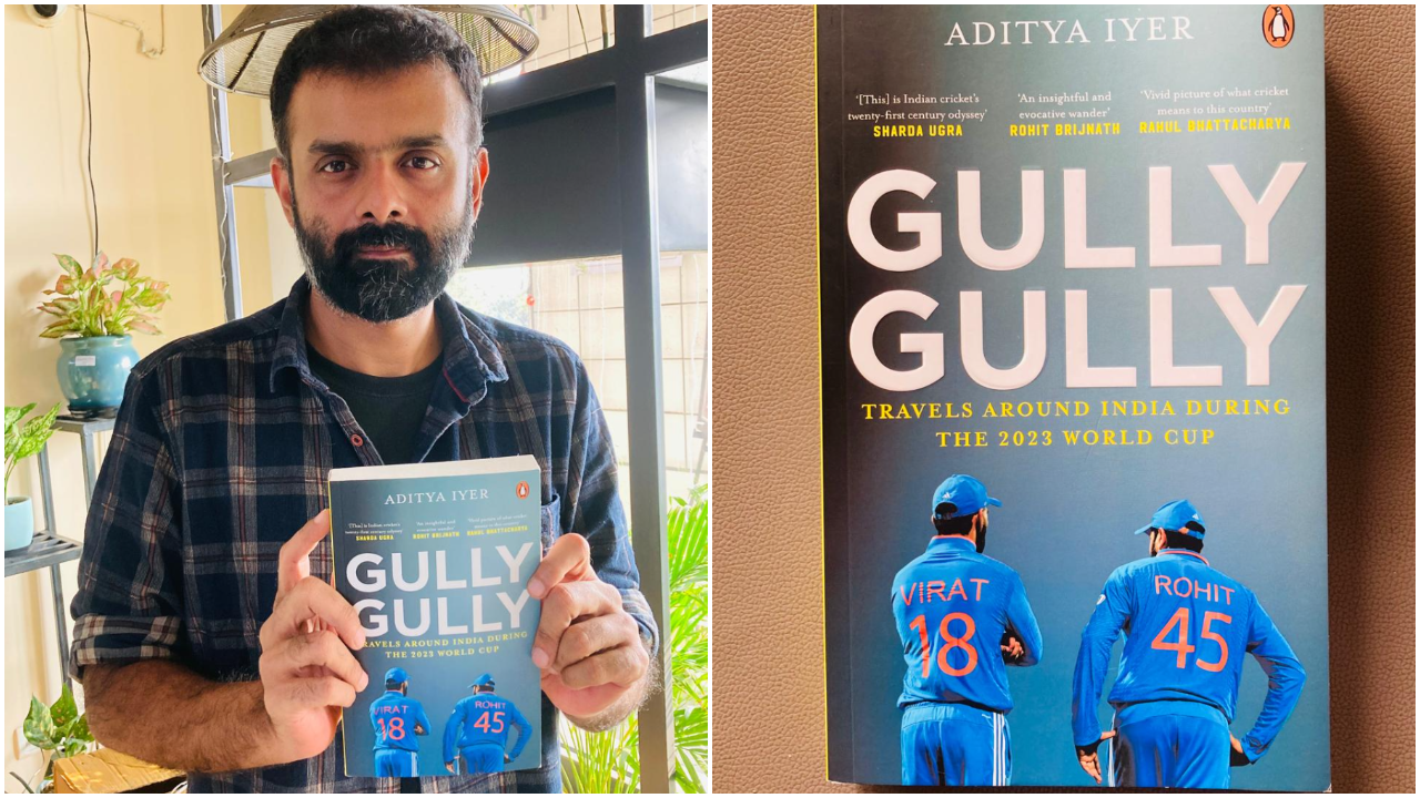 Author Aditya Iyer with his new book ‘Gully Gully’