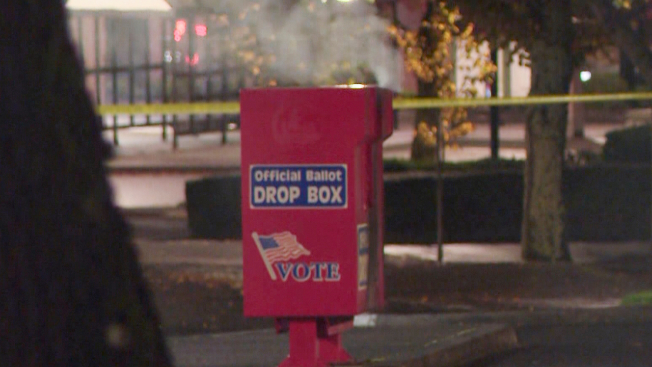 Ballot Drop Boxes Were Set On Fire