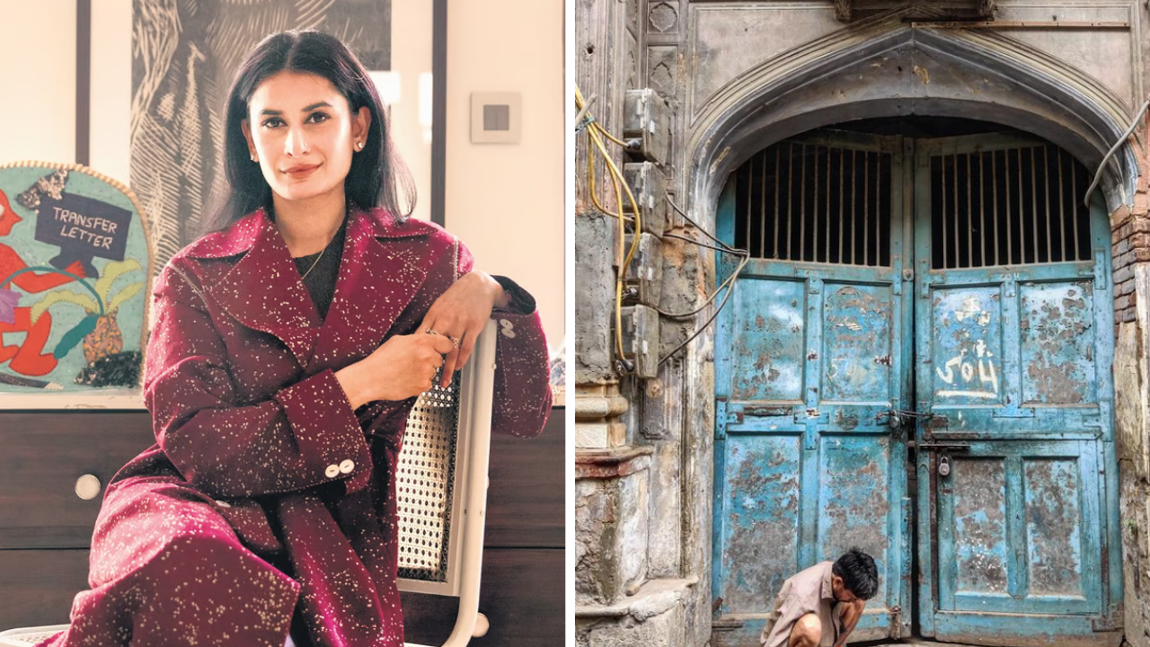 (L) Anica Mann; (R) A Haveli In Hauz Qazi