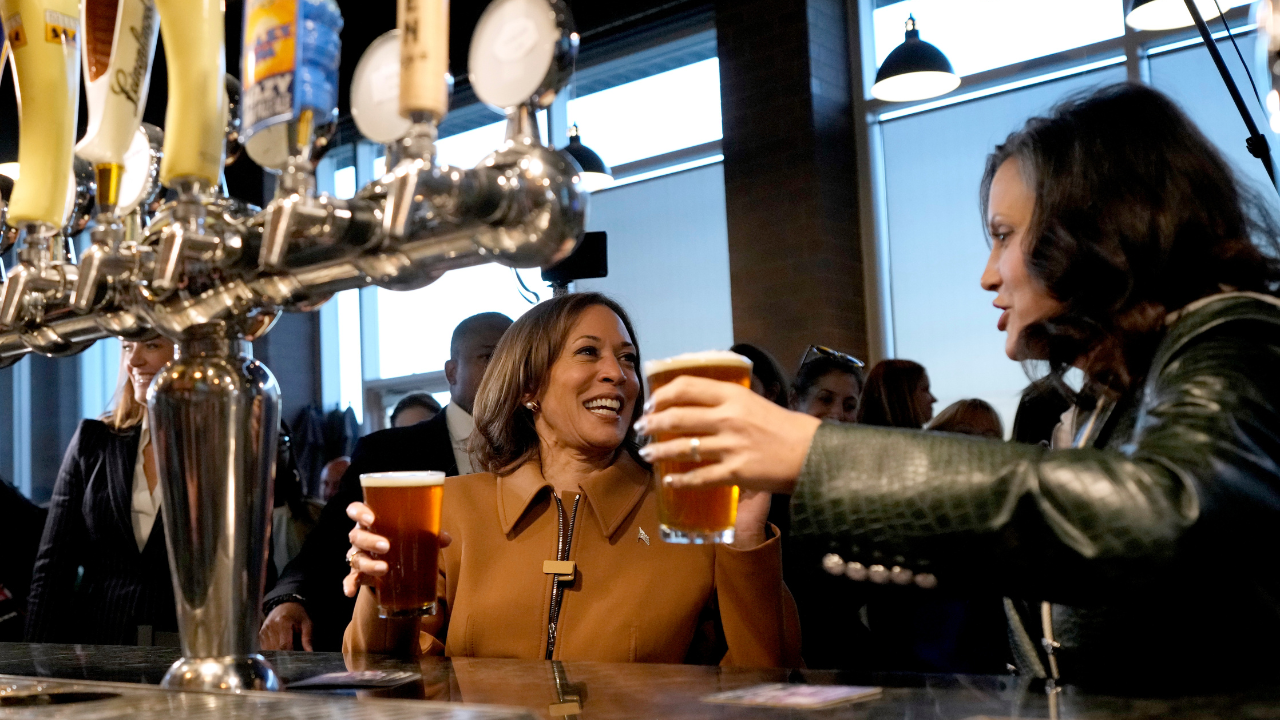 Kamala Harris and Gretchen Whitmer