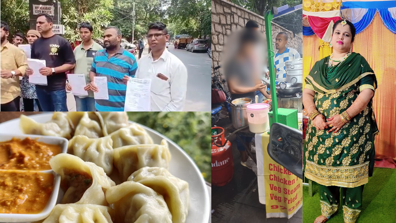 Woman dies in hyderabad after eating momos.