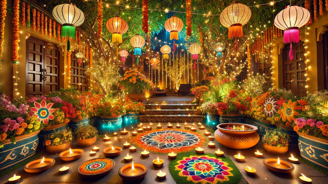 Amazing Ideas To Decorate Your Garden This Diwali