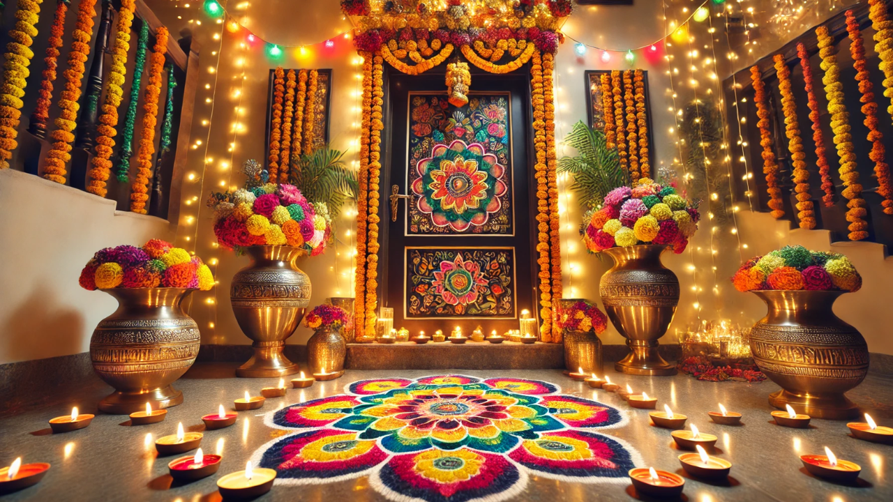 How To Decorate The Entrance Of Your Home For Diwali