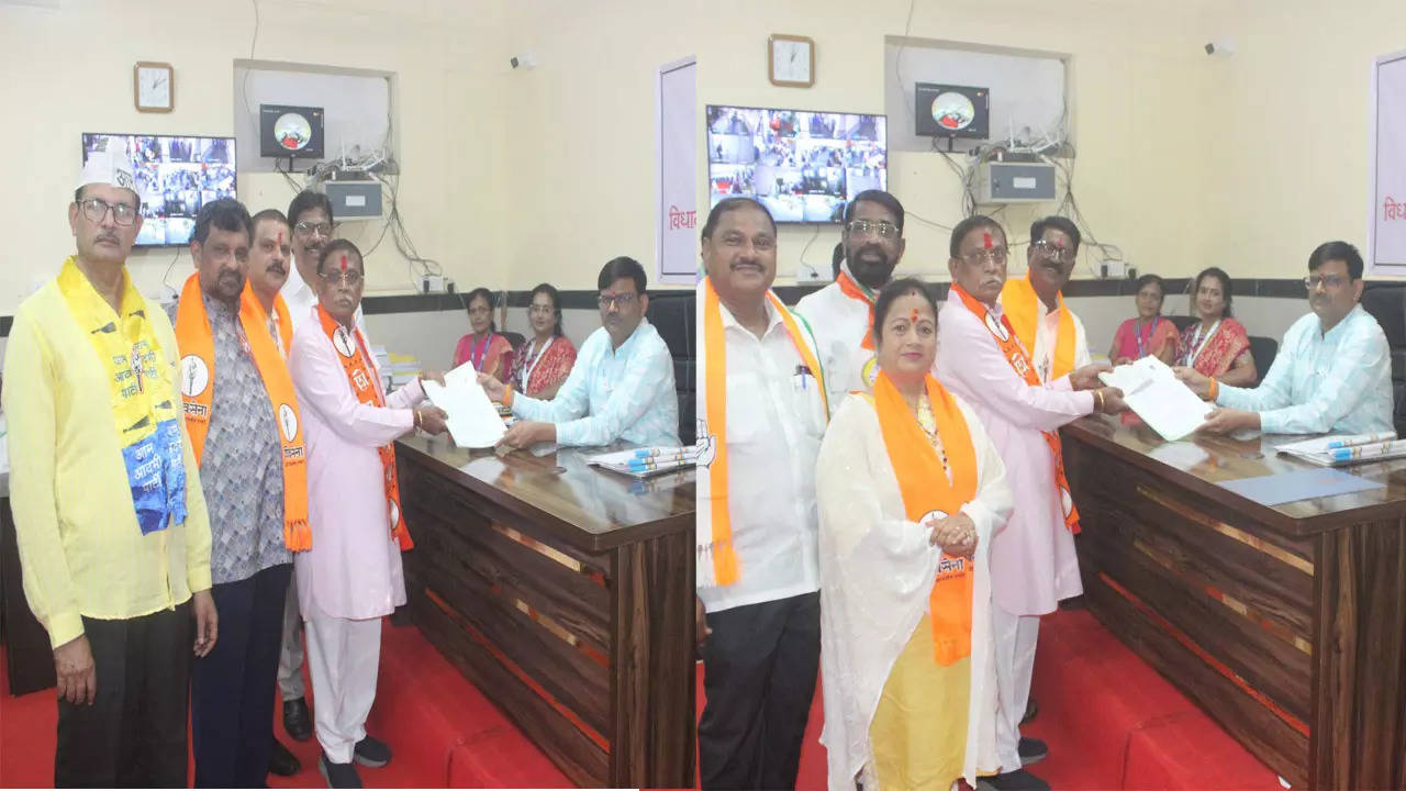 shivsena ubt ajay choudhari filed nomination