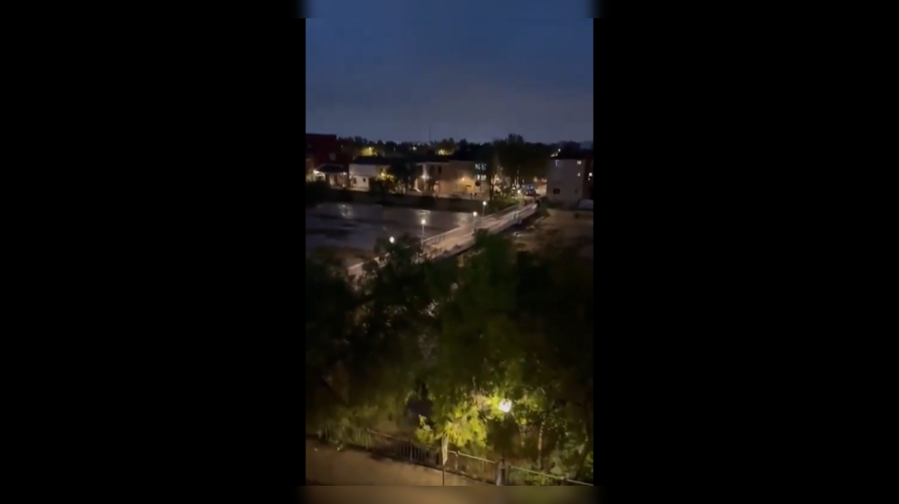 Bridge collapsed in Valencia amid flash floods  (Photo Credits: X/Twitter)