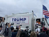 'Garbage Man' Donald Trump's Outfit At Green Bay Rally Sparks Reactions: 'Make A...