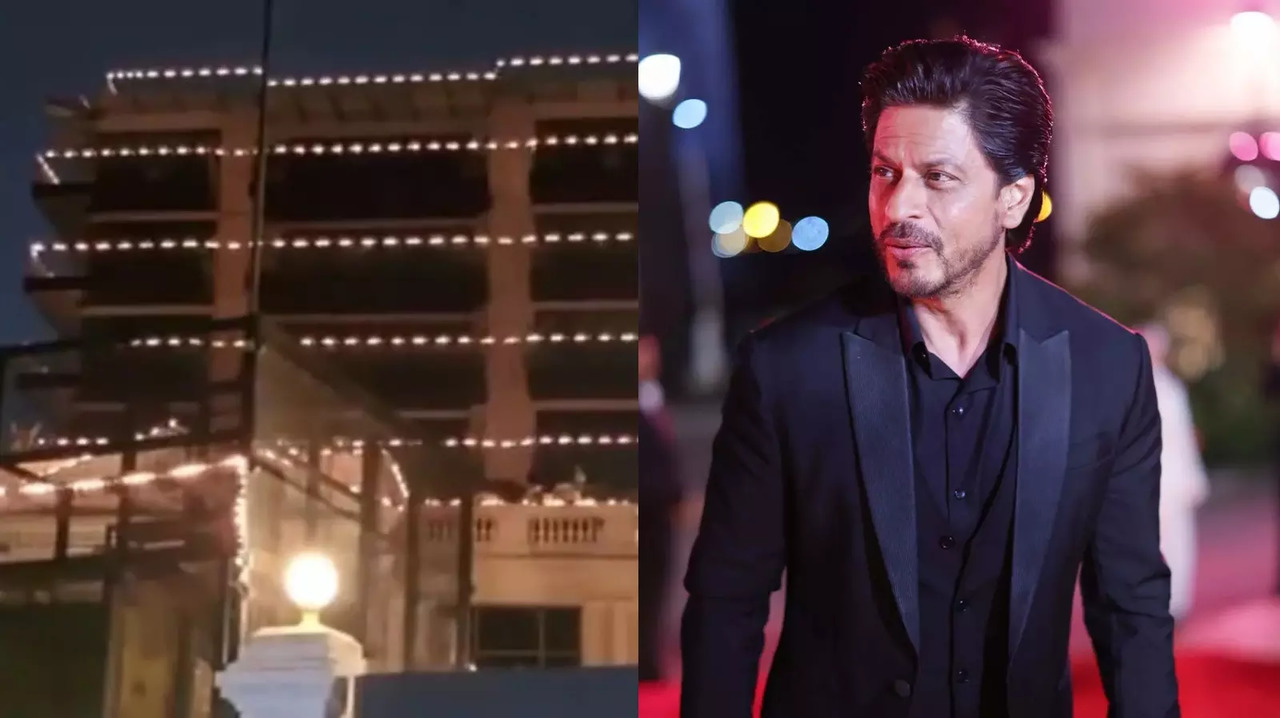 Shah Rukh Khan's Mannat Lights Up Diwali And King's 59th Birthday. Watch VIDEO