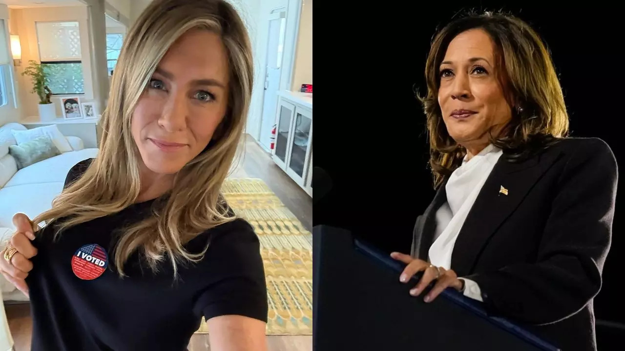 Jennifer Aniston Reveals She 'Proudly Voted For Kamala Harris'