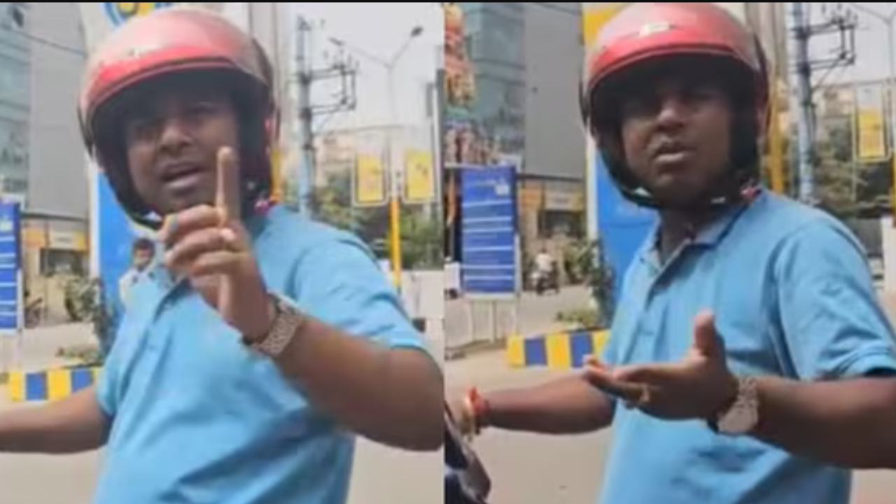 A video circulating on X (formerly Twitter) shows a confrontation between a local resident and a non-Kannada speaker