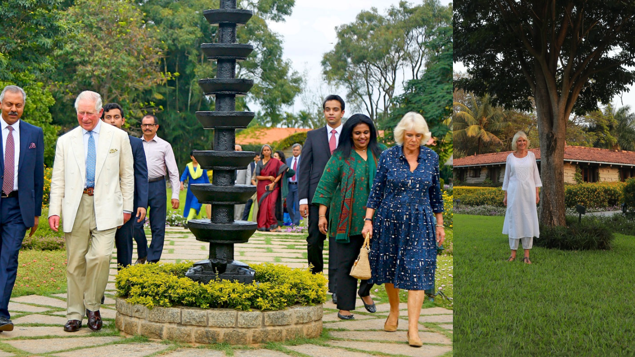 what did king charles, queen camilla do during 'brief stopover' in india?