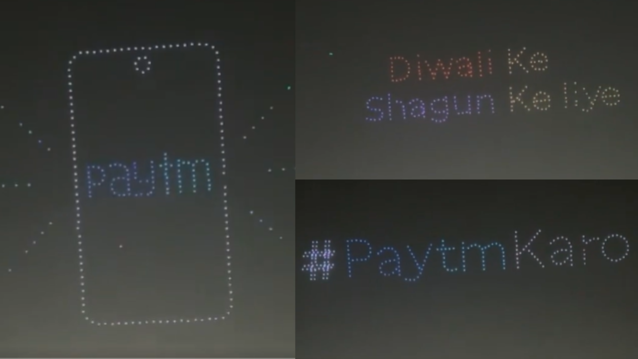 Paytm's Diwali lights up Noida sky