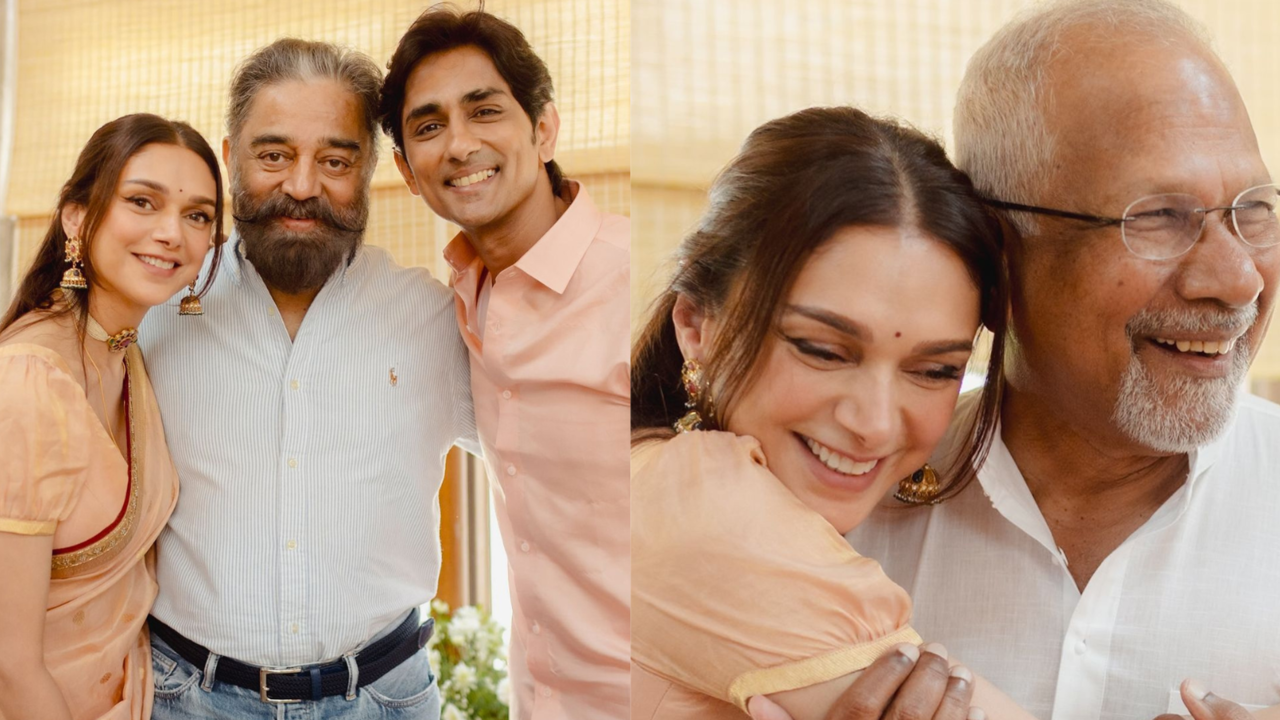 Aditi Rao Hydari, Siddharth Drop New Pics From Wedding In Diwali Post. Pose With Mani Ratnam, Kamal Haasan (Image Credit: Instagram)