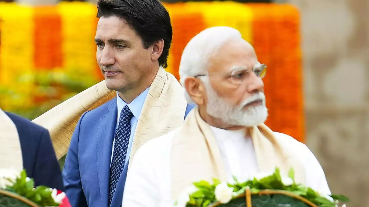 PM Modi and Justin Trudeau