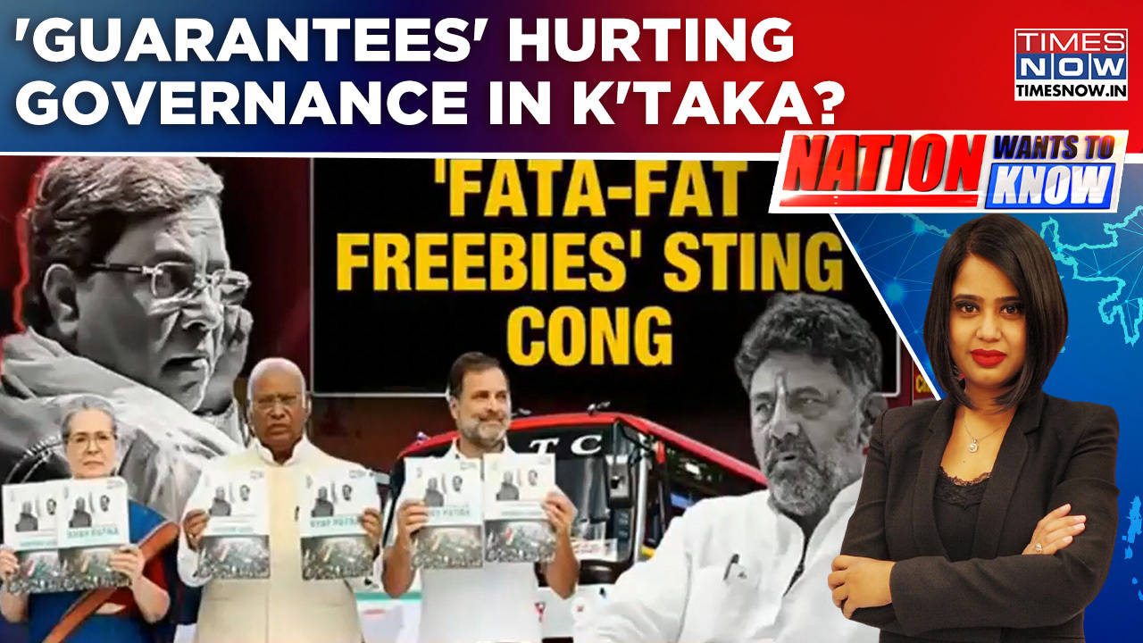 congress chief kharge raps karnataka cong sarkar, 'khata-khat' model crumbles? nation wants to know