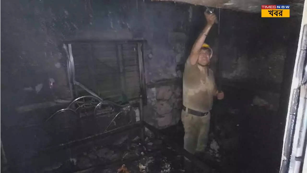 house gutted in fire from the firecrackers in howrah uluberia 3 dead